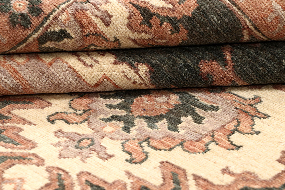 Dark Olive Green Oushak 8' x 10' 2 - No. 65831 - ALRUG Rug Store