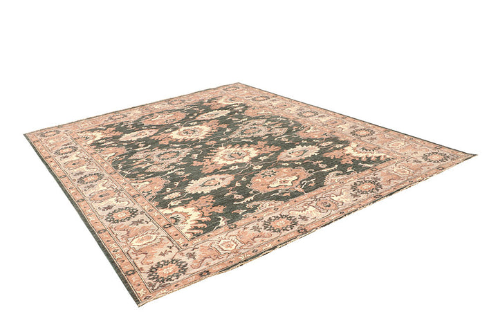Dark Olive Green Oushak 8' x 10' 2 - No. 65831 - ALRUG Rug Store