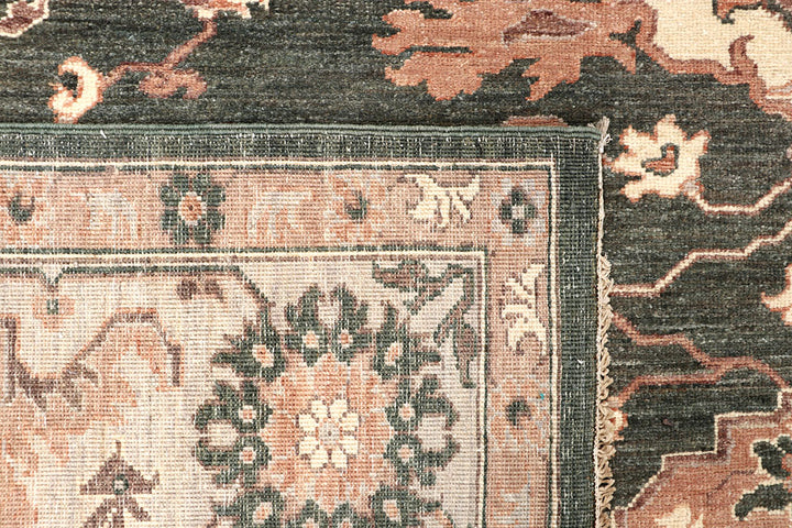 Dark Olive Green Oushak 8' x 10' 2 - No. 65831 - ALRUG Rug Store