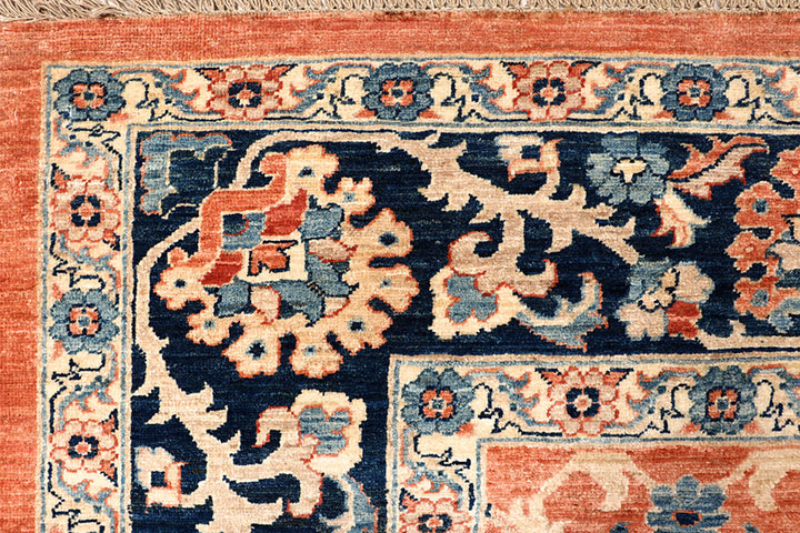 Dark Salmon Ziegler 8' x 9' 9 - No. 65832 - ALRUG Rug Store