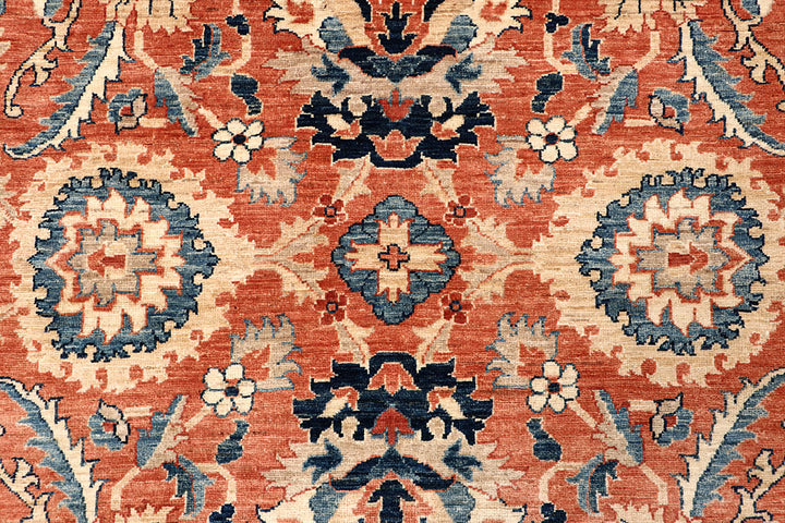 Dark Salmon Ziegler 8' x 9' 9 - No. 65832 - ALRUG Rug Store