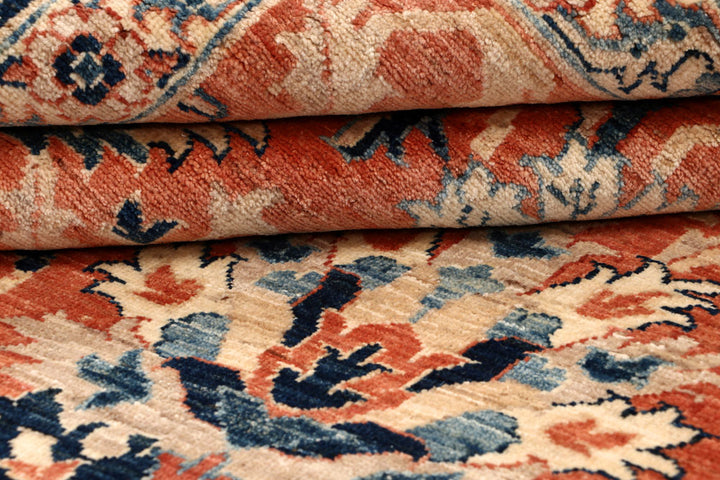 Dark Salmon Ziegler 8' x 9' 9 - No. 65832 - ALRUG Rug Store