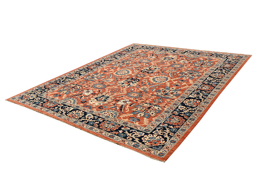 Dark Salmon Ziegler 8' x 9' 9 - No. 65832 - ALRUG Rug Store
