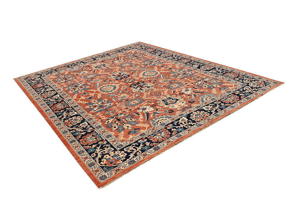 Dark Salmon Ziegler 8' x 9' 9 - No. 65832 - ALRUG Rug Store