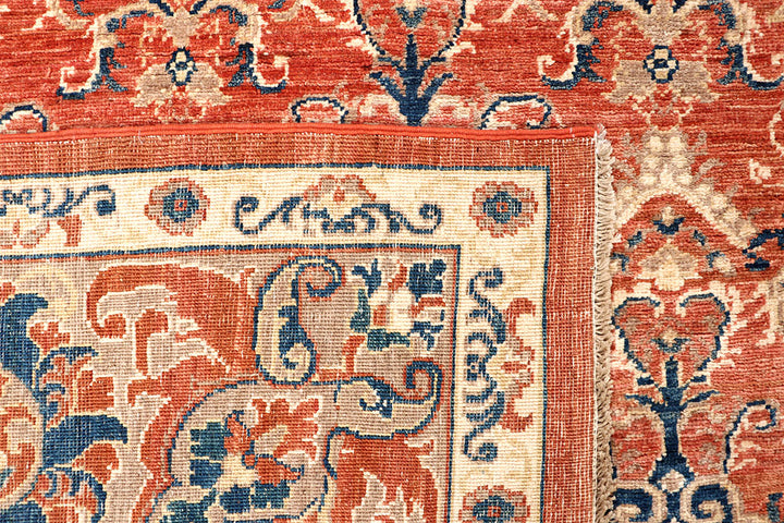 Dark Salmon Ziegler 7' 10 x 9' 11 - No. 65834 - ALRUG Rug Store