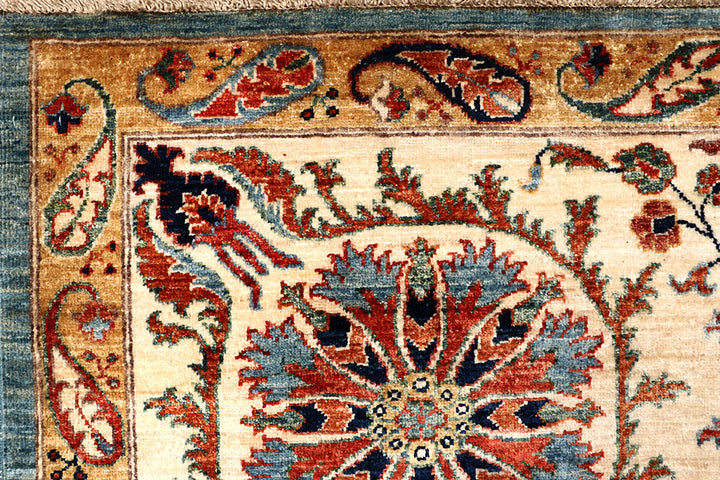 Cadet Blue Ziegler 7' 10 x 9' 9 - No. 65835 - ALRUG Rug Store