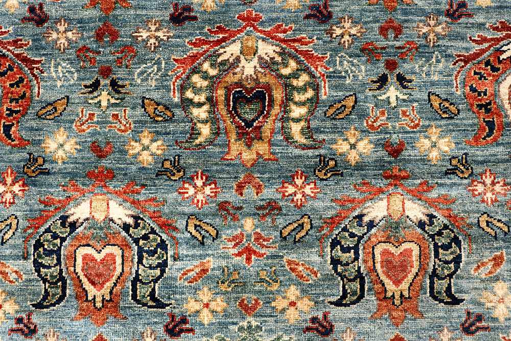 Cadet Blue Ziegler 7' 10 x 9' 9 - No. 65835 - ALRUG Rug Store