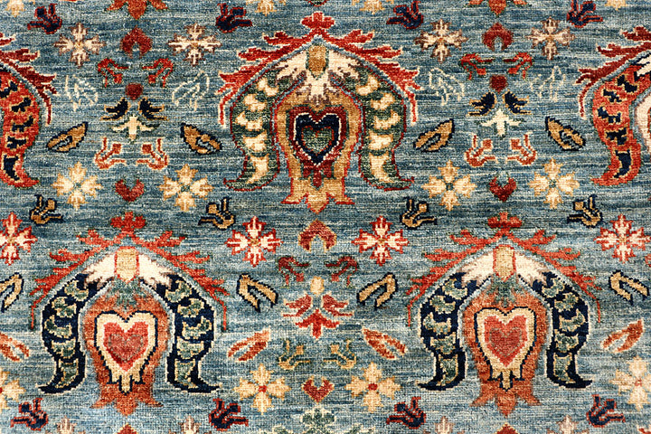 Cadet Blue Ziegler 7' 10 x 9' 9 - No. 65835 - ALRUG Rug Store