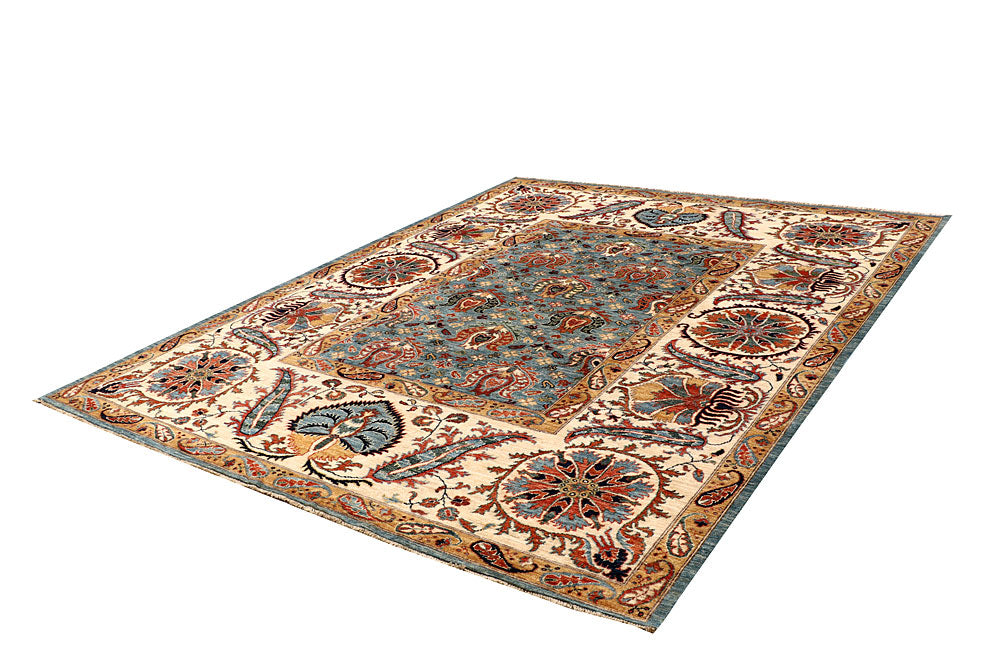 Cadet Blue Ziegler 7' 10 x 9' 9 - No. 65835 - ALRUG Rug Store