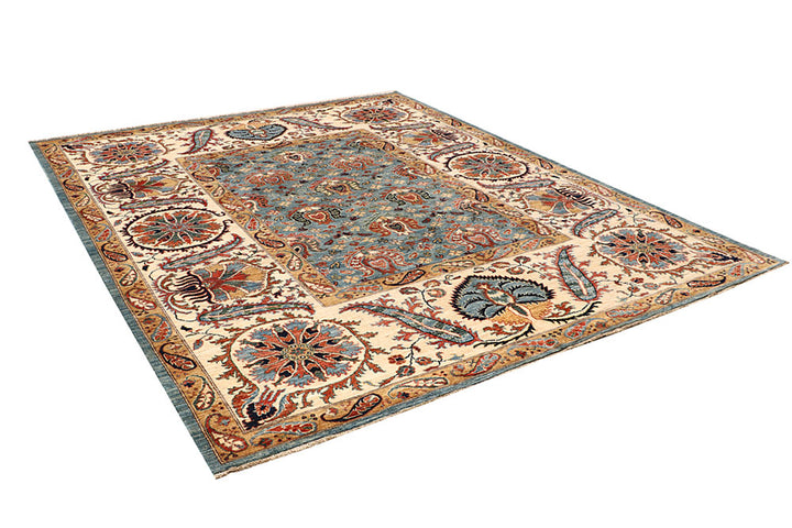 Cadet Blue Ziegler 7' 10 x 9' 9 - No. 65835 - ALRUG Rug Store