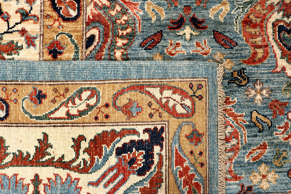 Cadet Blue Ziegler 7' 10 x 9' 9 - No. 65835 - ALRUG Rug Store