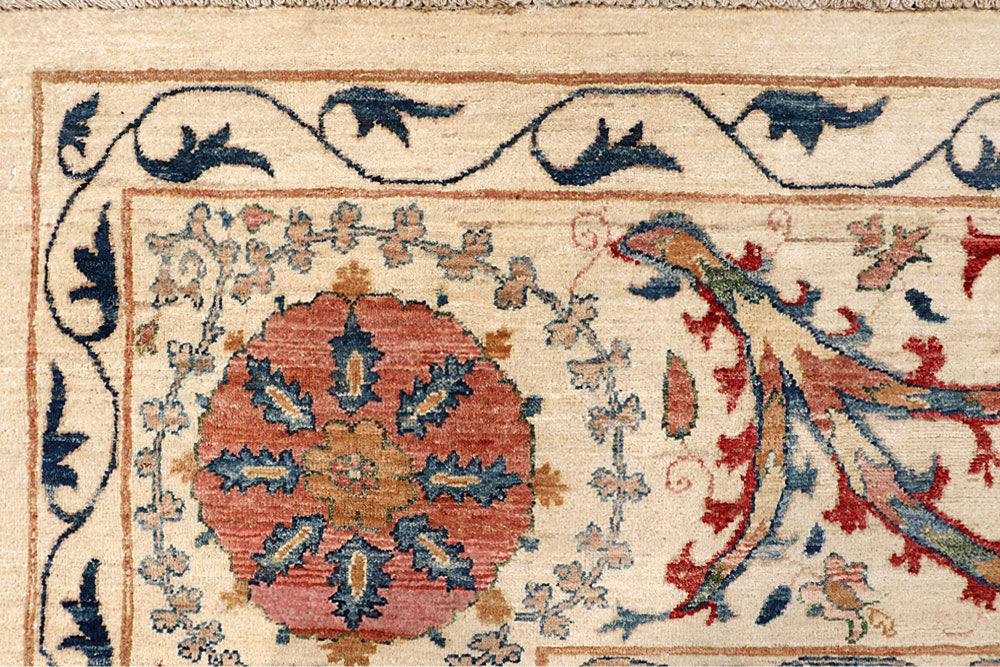 Navajo White Oushak 7' 9 x 9' 10 - No. 65838 - ALRUG Rug Store