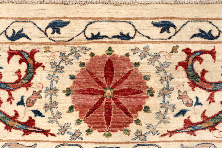 Navajo White Oushak 7' 9 x 9' 10 - No. 65838 - ALRUG Rug Store