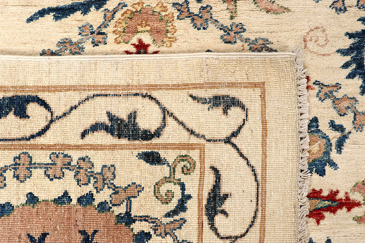 Navajo White Oushak 7' 9 x 9' 10 - No. 65838 - ALRUG Rug Store