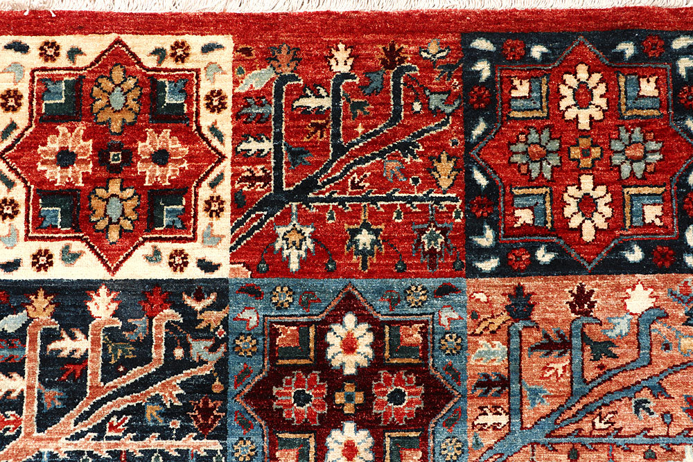 Multi Colored Ikat 8' x 9' 11 - No. 65841 - ALRUG Rug Store