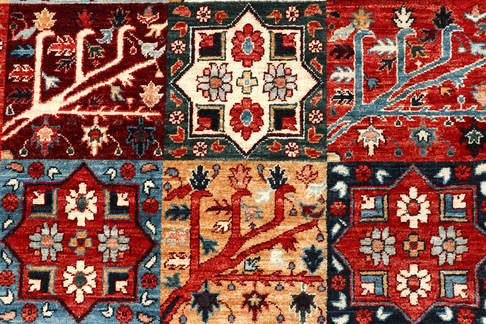 Multi Colored Ikat 8' x 9' 11 - No. 65841 - ALRUG Rug Store