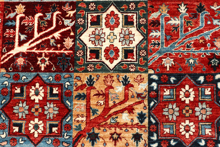 Multi Colored Ikat 8' x 9' 11 - No. 65841 - ALRUG Rug Store