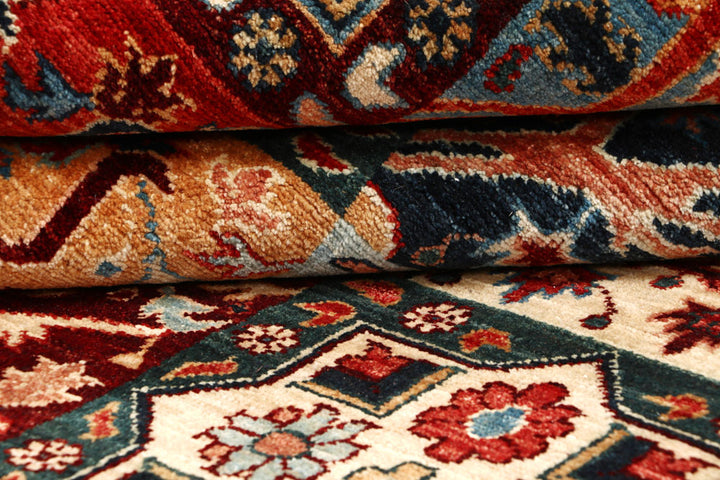 Multi Colored Ikat 8' x 9' 11 - No. 65841 - ALRUG Rug Store