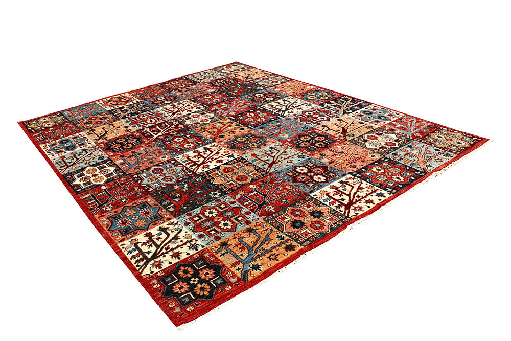 Multi Colored Ikat 8' x 9' 11 - No. 65841 - ALRUG Rug Store