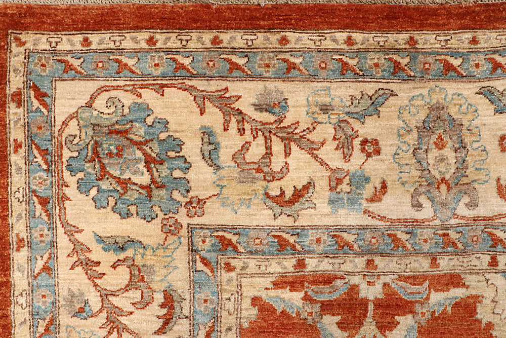 Firebrick Ziegler 8' 9 x 11' 9 - No. 65843 - ALRUG Rug Store