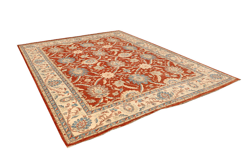 Firebrick Ziegler 8' 9 x 11' 9 - No. 65843 - ALRUG Rug Store