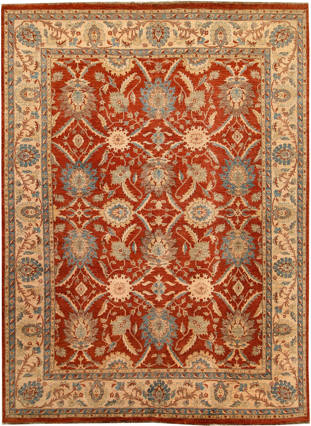 Firebrick Ziegler 8' 9 x 11' 9 - No. 65843 - ALRUG Rug Store