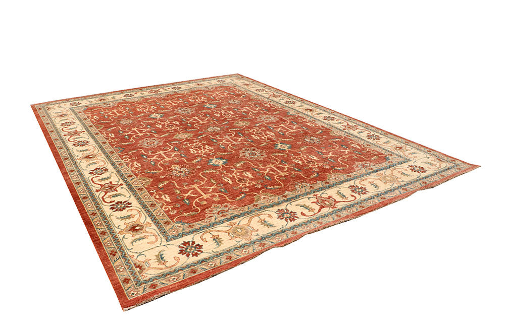 Tomato Ziegler 8' 11 x 11' 10 - No. 65844 - ALRUG Rug Store