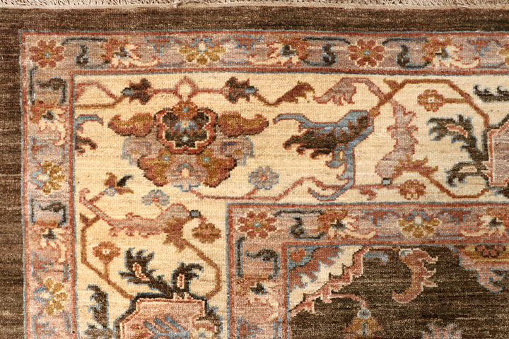 Saddle Brown Ziegler 8' 11 x 11' 8 - No. 65845 - ALRUG Rug Store