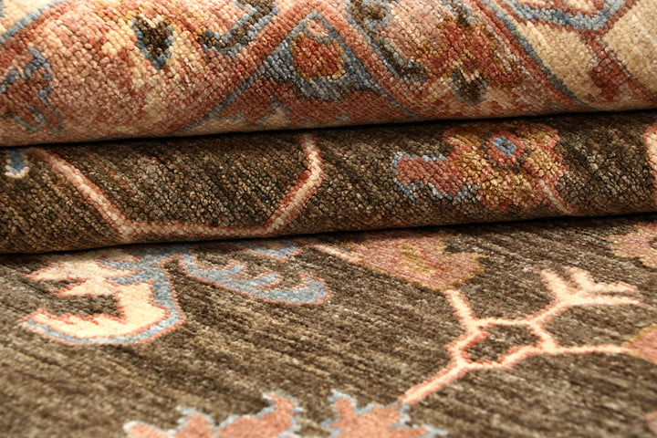 Saddle Brown Ziegler 8' 11 x 11' 8 - No. 65845 - ALRUG Rug Store