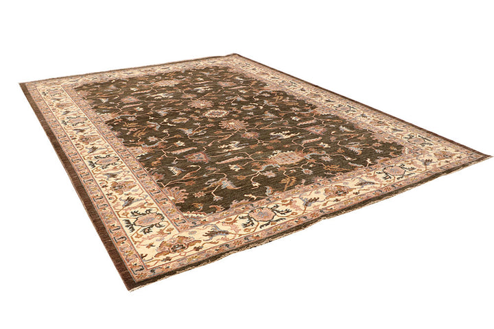 Saddle Brown Ziegler 8' 11 x 11' 8 - No. 65845 - ALRUG Rug Store