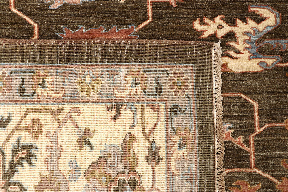 Saddle Brown Ziegler 8' 11 x 11' 8 - No. 65845 - ALRUG Rug Store