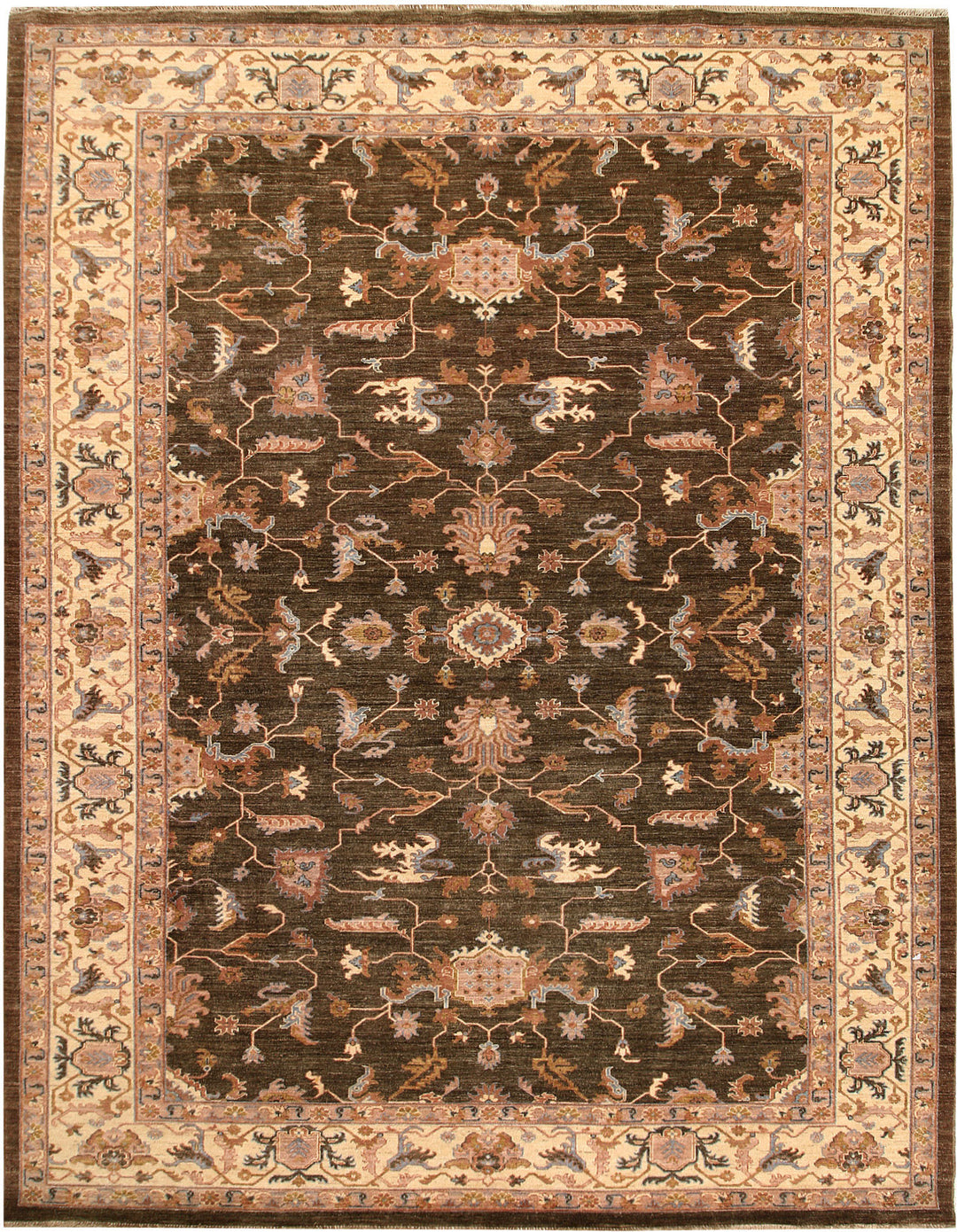Saddle Brown Ziegler 8' 11 x 11' 8 - No. 65845 - ALRUG Rug Store