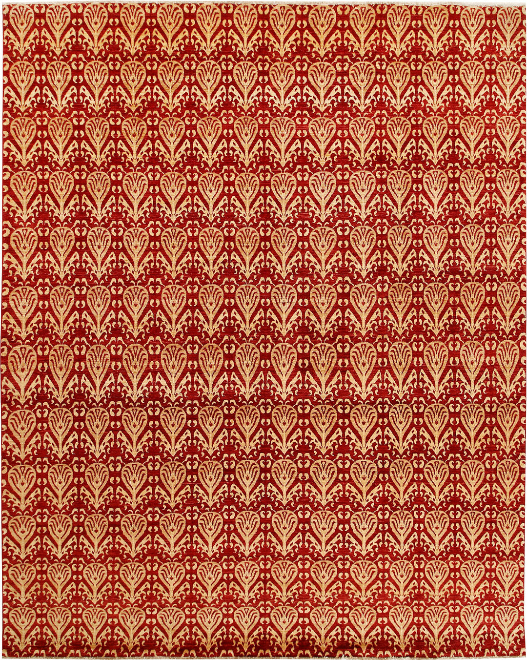 Firebrick Ikat 9' x 11' 7 - No. 65846 - ALRUG Rug Store