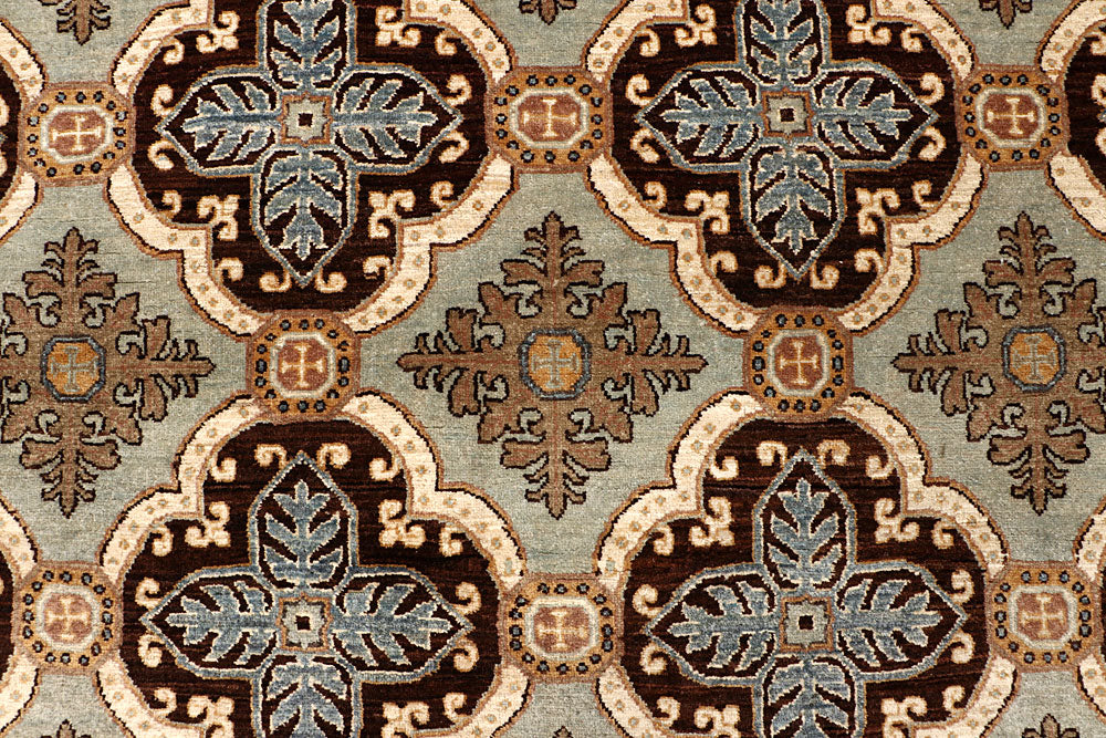 Dark Grey Ziegler 8' 10 x 12' 2 - No. 65848 - ALRUG Rug Store