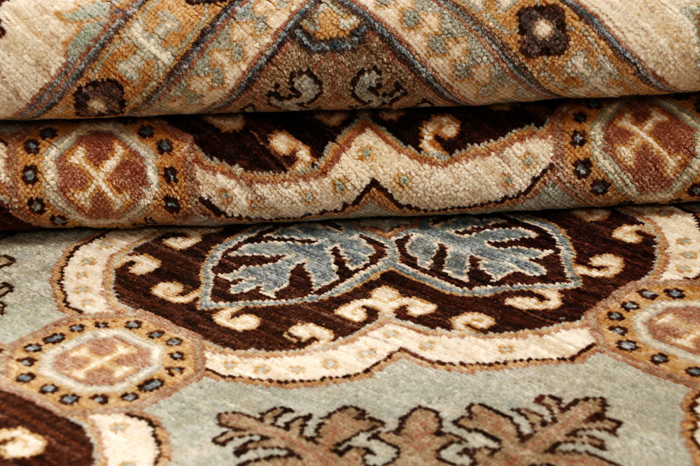 Dark Grey Ziegler 8' 10 x 12' 2 - No. 65848 - ALRUG Rug Store