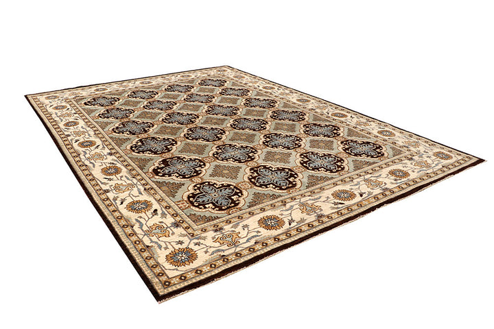 Dark Grey Ziegler 8' 10 x 12' 2 - No. 65848 - ALRUG Rug Store