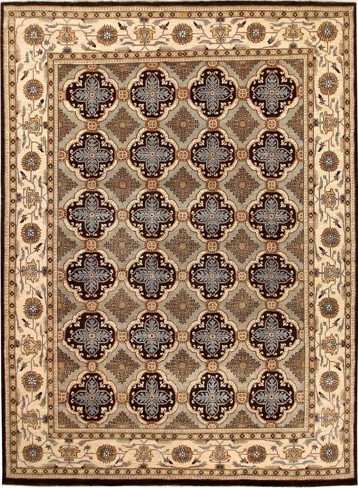 Dark Grey Ziegler 8' 10 x 12' 2 - No. 65848 - ALRUG Rug Store