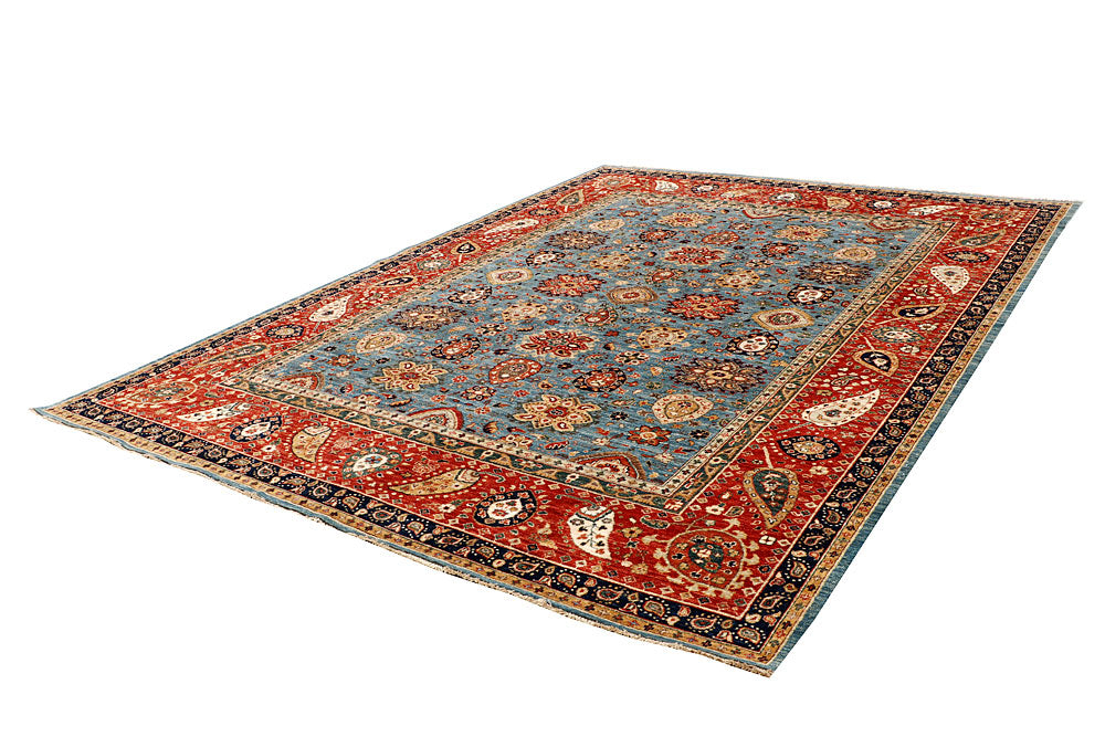 Light Slate Grey Ziegler 8' 9 x 11' 11 - No. 65849 - ALRUG Rug Store
