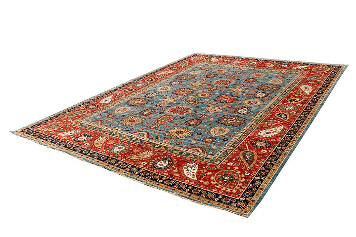 Light Slate Grey Ziegler 8' 9 x 11' 11 - No. 65849 - ALRUG Rug Store