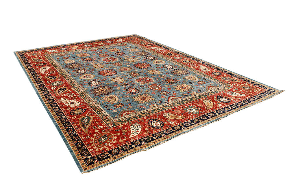 Light Slate Grey Ziegler 8' 9 x 11' 11 - No. 65849 - ALRUG Rug Store