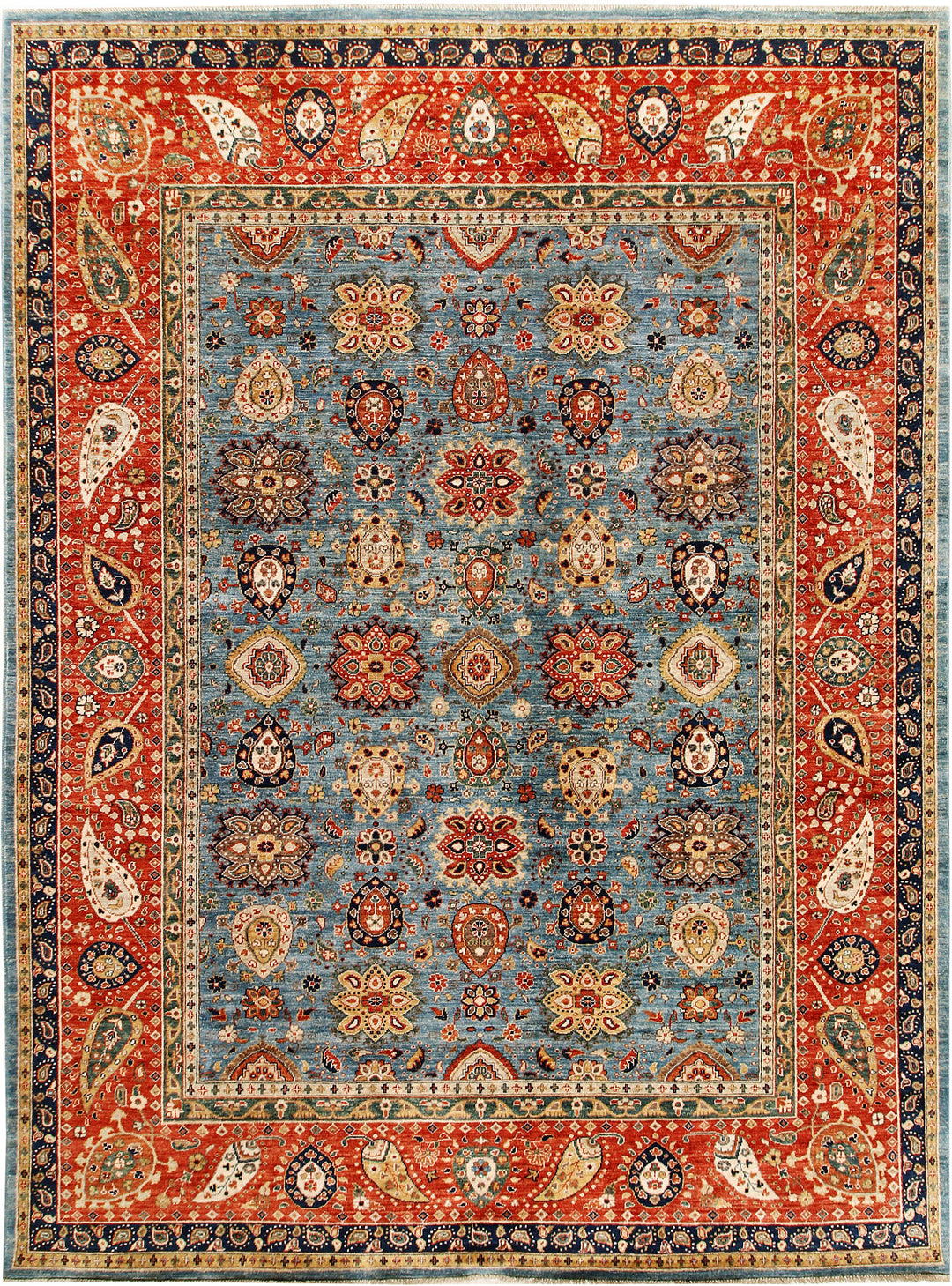 Light Slate Grey Ziegler 8' 9 x 11' 11 - No. 65849 - ALRUG Rug Store