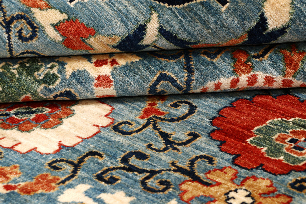 Light Slate Grey Ikat 8' x 9' 9 - No. 65850 - ALRUG Rug Store