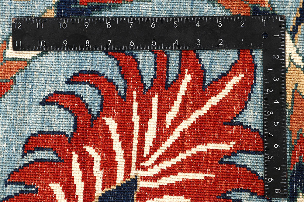 Light Slate Grey Ikat 8' x 9' 9 - No. 65850 - ALRUG Rug Store