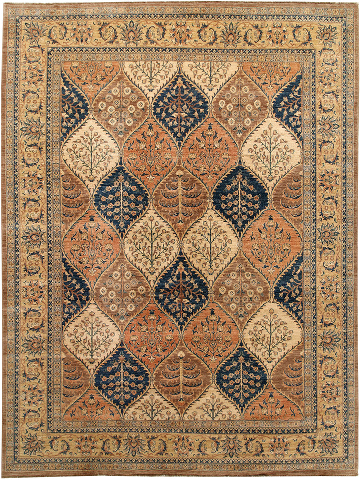 Multi Colored Oushak 9' 10 x 13' - No. 65852 - ALRUG Rug Store