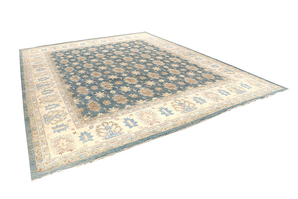 Dark Slate Grey Ziegler 12' 2 x 16' 1 - No. 65855 - ALRUG Rug Store