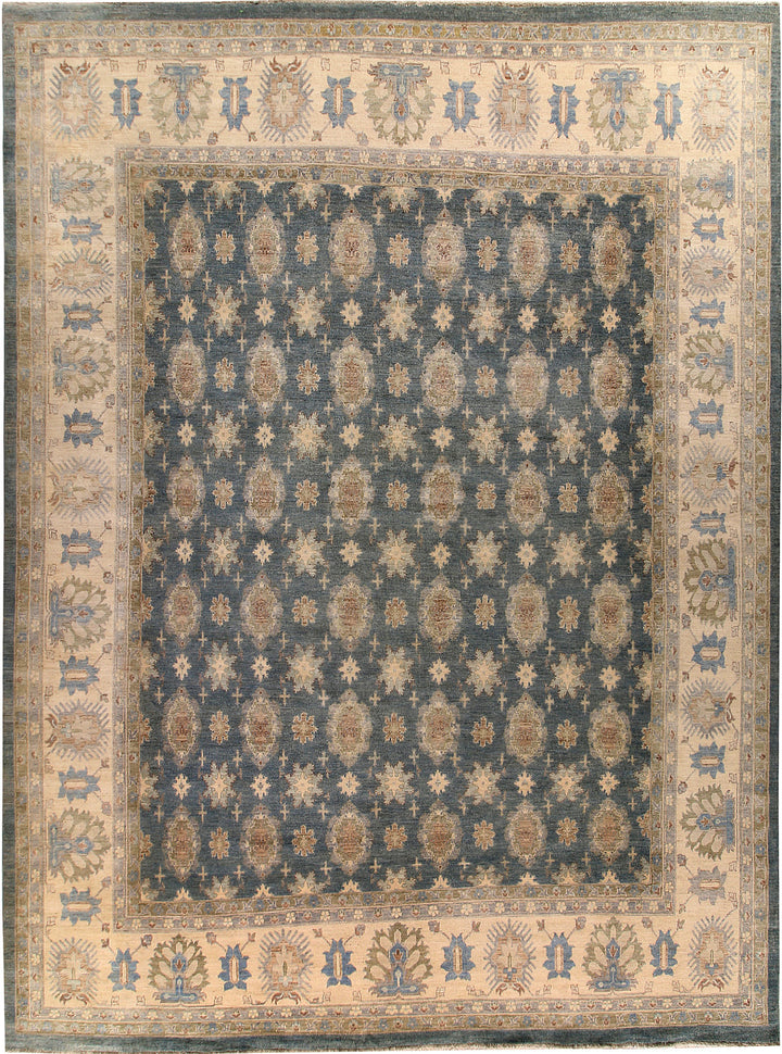 Dark Slate Grey Ziegler 12' 2 x 16' 1 - No. 65855 - ALRUG Rug Store