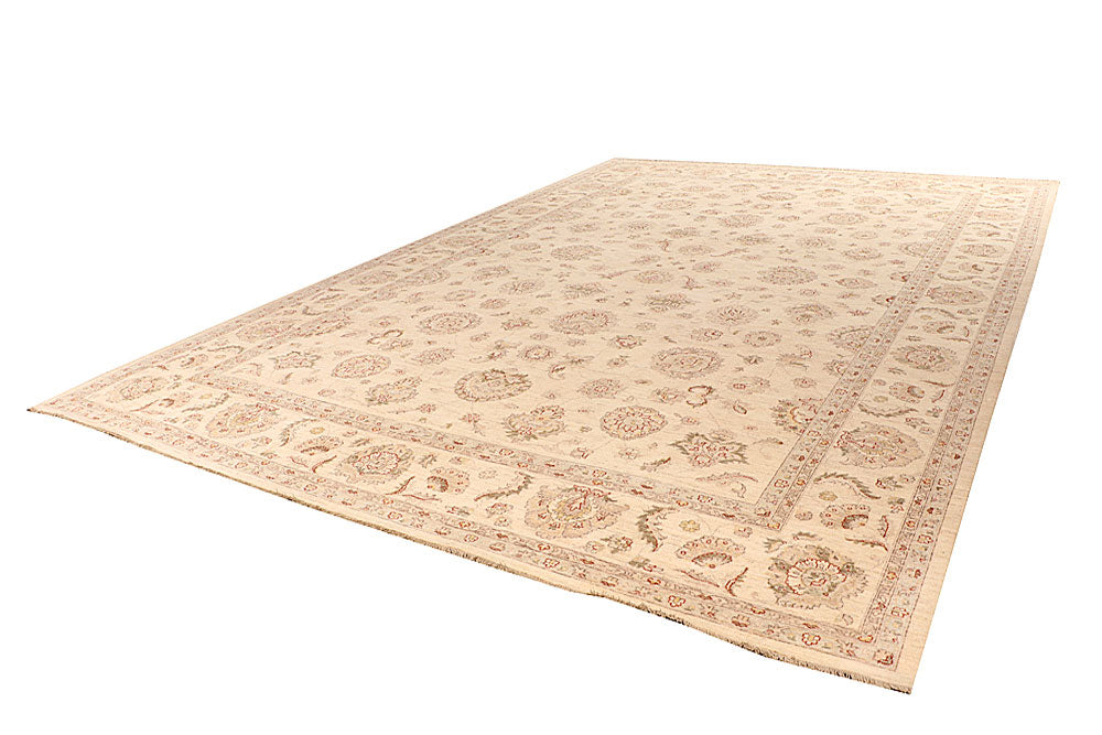 Blanched Almond Ziegler 11' 10 x 17' 7 - No. 65861 - ALRUG Rug Store