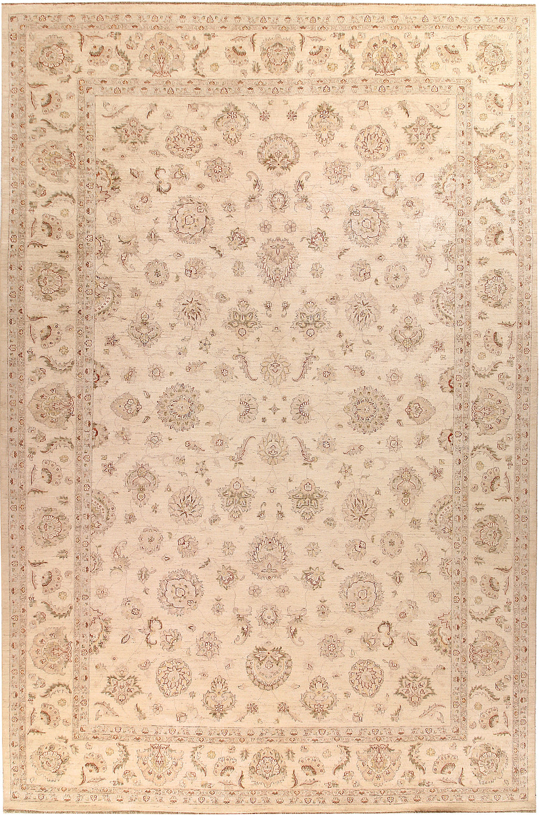 Blanched Almond Ziegler 11' 10 x 17' 7 - No. 65861 - ALRUG Rug Store