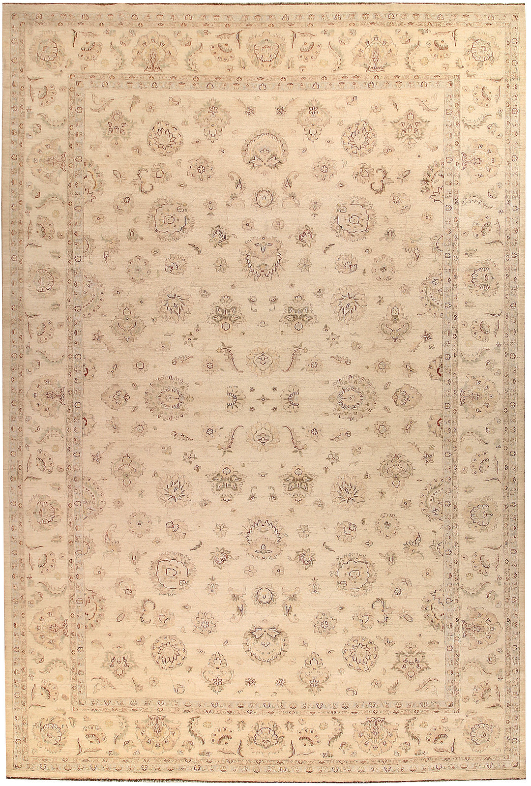 Blanched Almond Ziegler 11' 9 x 17' 5 - No. 65866 - ALRUG Rug Store