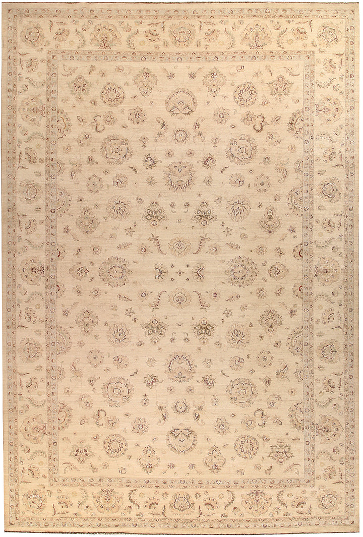Blanched Almond Ziegler 11' 9 x 17' 5 - No. 65866 - ALRUG Rug Store